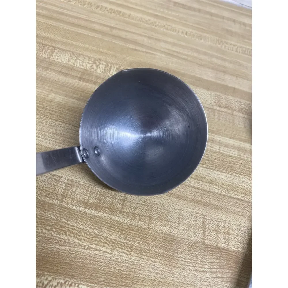 Vintage 2 Piece Set Stainless Steel USA Slotted Spoon & Ladle